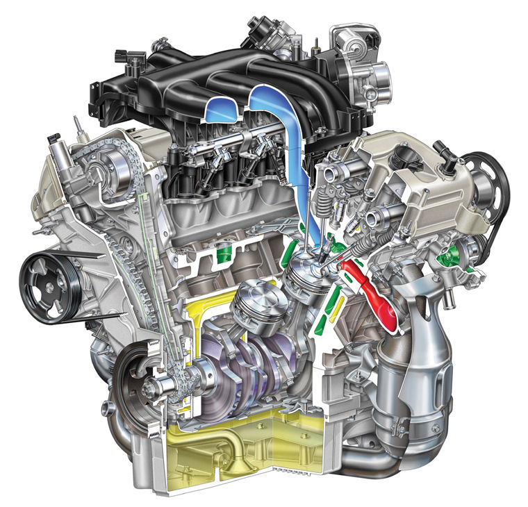 2006 Ford Fusion 3.0l 6cylinder Engine Picture / Pic / Image